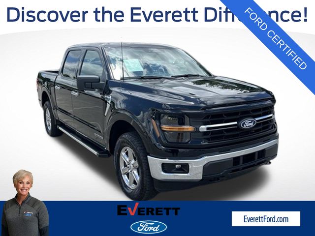 Black Metallic 2025 Ford F-150 Pickup Truck Four-Wheel Drive Automatic