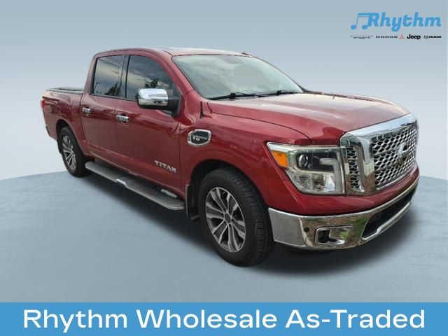 Cayenne Red 2017 Nissan Titan Pickup Truck 4X2 7-Speed Automatic