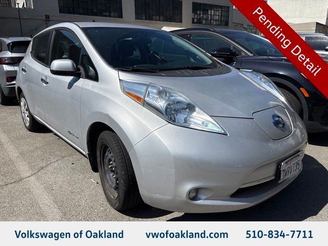 Brilliant Silver 2017 Nissan LEAF Hatchback Front-Wheel Drive Automatic