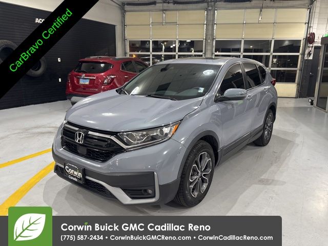 Gray 2021 Honda CR-V EX FWD SUV / Crossover Front-Wheel Drive Continuously Variable Transmission