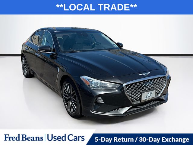 Black 2019 Genesis G70 2.0T Advanced RWD Sedan Rear-Wheel Drive 8-Speed Automatic
