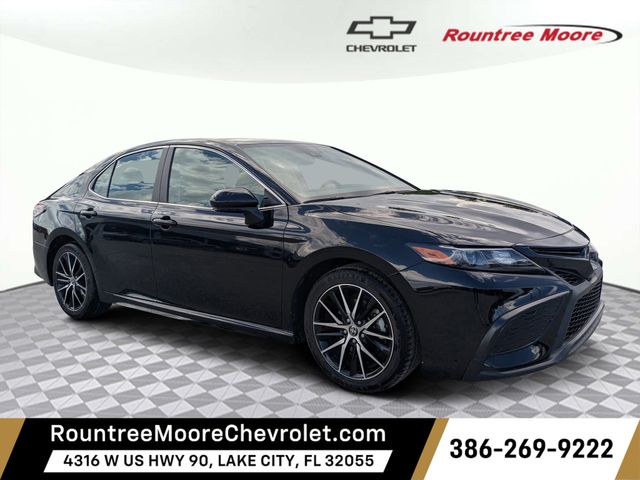 Midnight Black 2024 Toyota Camry SE FWD Sedan Front-Wheel Drive 8-Speed Automatic