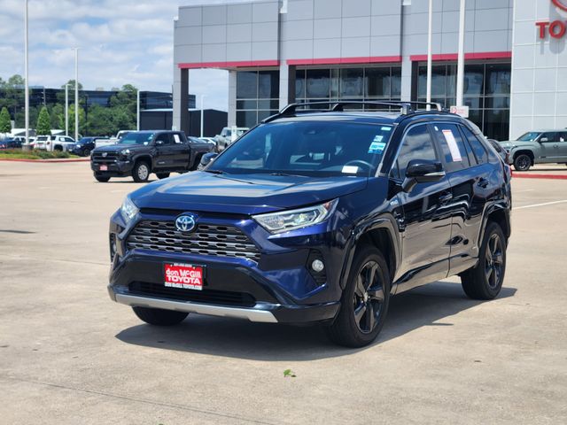 2021 Toyota RAV4 Hybrid XSE Blue at North Houston Mitsubishi