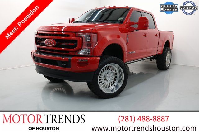Race Red 2022 Ford F-250 Super Duty Pickup Truck Four-Wheel Drive Automatic