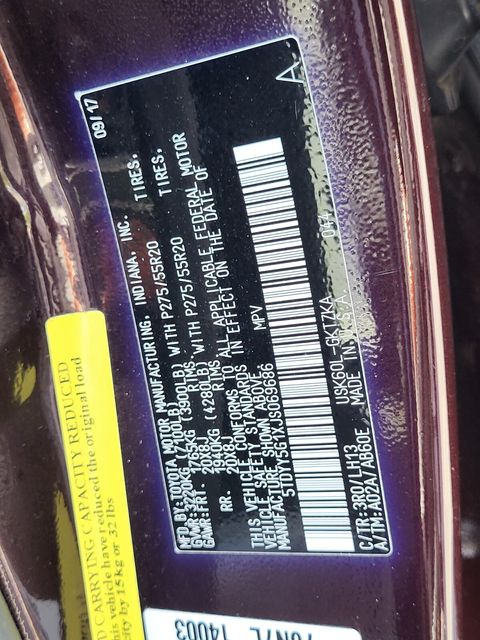 Used Car 2018 Toyota Sequoia  Platinum For Sale Under $35,000 In San Antonio, Texas