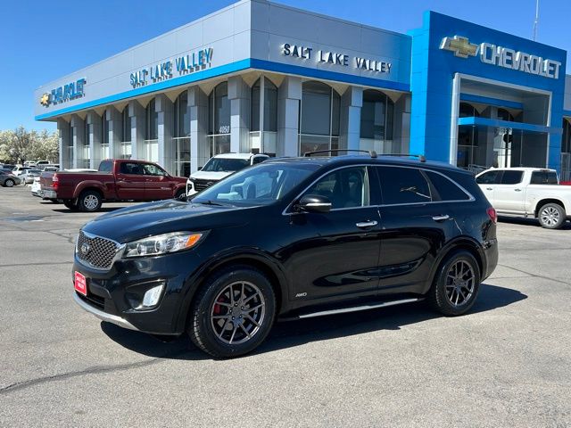 Ebony Black 2016 Kia Sorento SX V6 AWD SUV / Crossover All-Wheel Drive 6-Speed Automatic