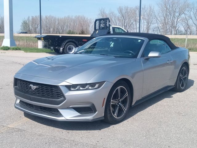 Silver Metallic 2024 Ford Mustang EcoBoost Premium Convertible RWD Convertible Rear-Wheel Drive Automatic