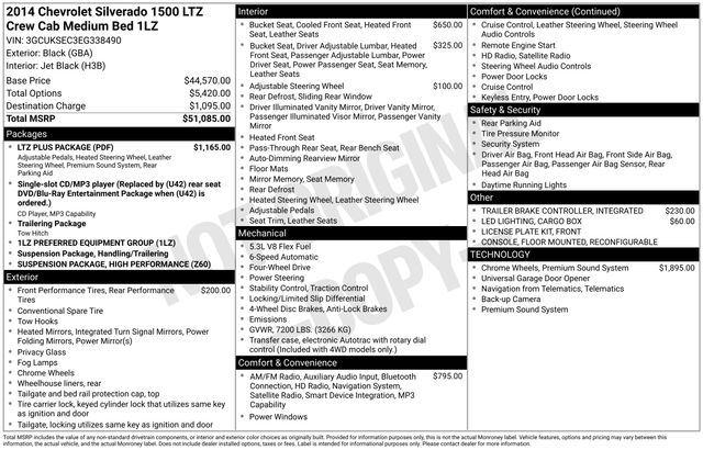 2014 Chevrolet Silverado 1500 1LZ
