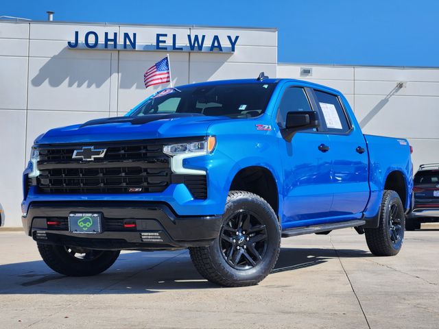 Riptide Blue Metallic 2025 Chevrolet Silverado 1500 Pickup Truck Four-Wheel Drive Automatic