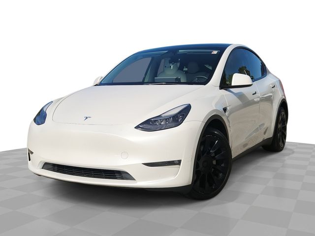 White 2023 Tesla Model Y Long Range AWD SUV / Crossover All-Wheel Drive 1-Speed Automatic