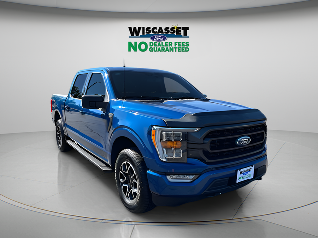 Atlas Blue Metallic 2023 Ford F-150 Pickup Truck Four-Wheel Drive Automatic