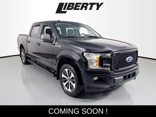Black 2019 Ford F-150 XL SuperCrew 4WD Pickup Truck Four-Wheel Drive Automatic