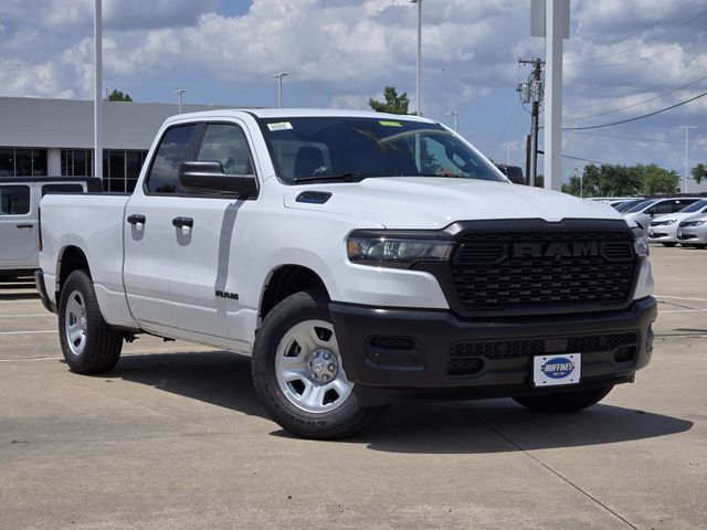 Bright White Clearcoat 2026 RAM 1500 Tradesman Quad Cab 4WD Pickup Truck Four-Wheel Drive 8-Speed Automatic