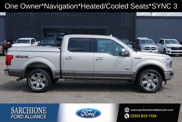 White Gold 2018 Ford F-150 Pickup Truck Four-Wheel Drive Automatic