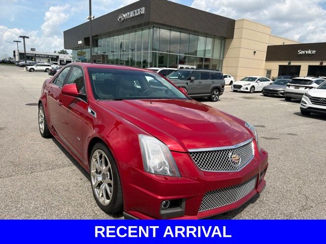 Crystal Red Tintcoat 2011 Cadillac CTS-V Sedan Rear-Wheel Drive 6-Speed Automatic