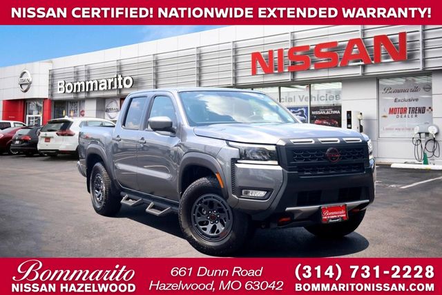 Gray (Gun Metallic) 2026 Nissan Frontier Pickup Truck Four-Wheel Drive 9-Speed Automatic Overdrive