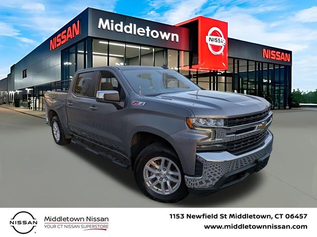 Gray (Satin Steel Metallic) 2021 Chevrolet Silverado 1500 Pickup Truck Four-Wheel Drive Automatic