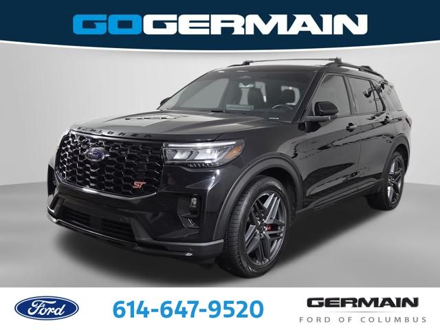 Agate Black Metallic 2025 Ford Explorer SUV / Crossover All-Wheel Drive Automatic