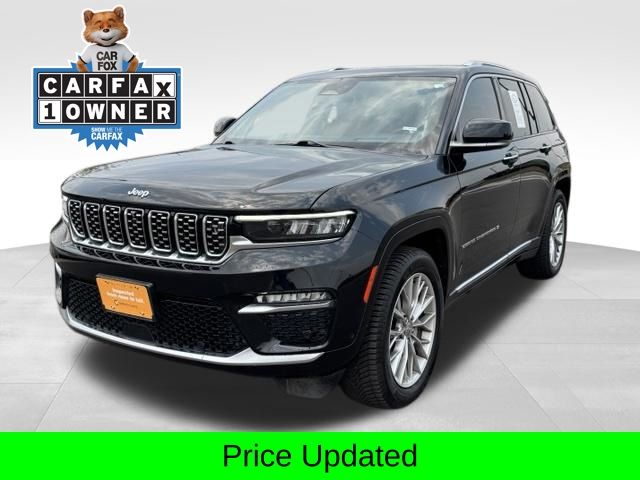 Diamond Black Crystal Pearlcoat 2023 Jeep Grand Cherokee SUV / Crossover Four-Wheel Drive 8-Speed Automatic