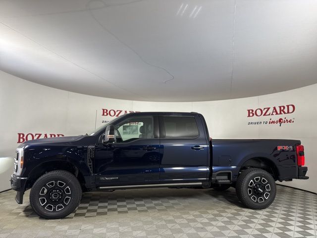 2025 Antimatter Blue Metallic Ford F-350SD Platinum 4X4 Truck