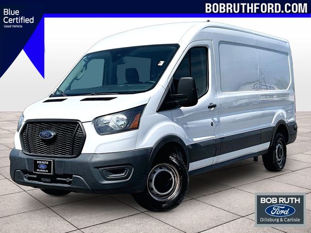 Oxford White 2024 Ford Transit Cargo 250 Medium Roof LB RWD Van Rear-Wheel Drive