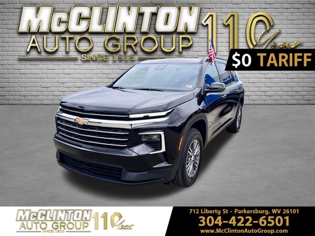 2025 Mosaic Black Metallic Chevrolet Traverse LT AWD SUV