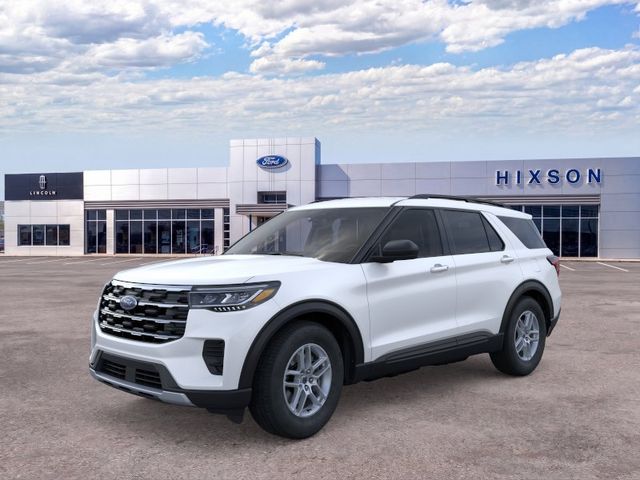 Star White Metallic Tri-Coat 2026 Ford Explorer SUV / Crossover Rear-Wheel Drive Automatic