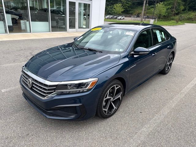 2021 Volkswagen Passat 2.0T R-Line Blue at Bob Ruth Ford