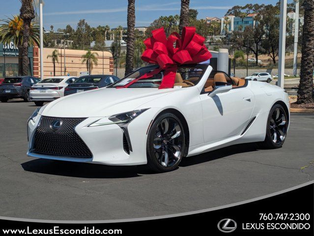 Ultra White 2025 Lexus LC 500 Convertible RWD Convertible Rear-Wheel Drive Automatic