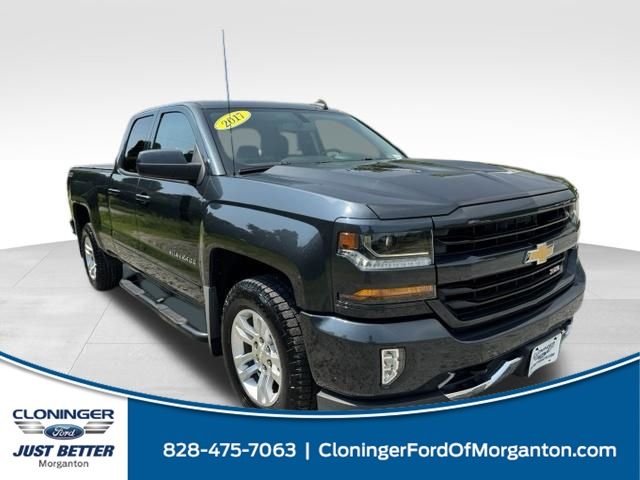 Gray (Graphite Metallic) 2017 Chevrolet Silverado 1500 Pickup Truck Four-Wheel Drive 6-Speed Automatic Overdrive