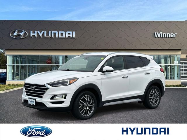 Winter White 2020 Hyundai Tucson SUV / Crossover Front-Wheel Drive 6-Speed Automatic