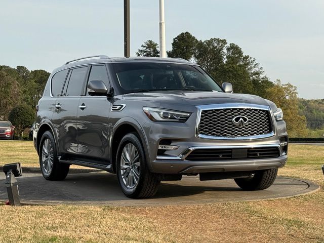 Gray (Graphite Shadow) 2019 INFINITI QX80 Luxe RWD SUV / Crossover Rear-Wheel Drive 7-Speed Automatic