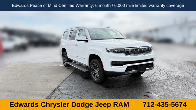 Bright White Clearcoat 2022 Jeep Grand Wagoneer SUV / Crossover Four-Wheel Drive 8-Speed Automatic