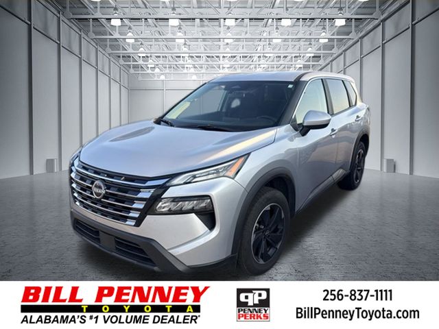 Brilliant Silver Metallic 2025 Nissan Rogue SUV / Crossover All-Wheel Drive Continuously Variable Transmission