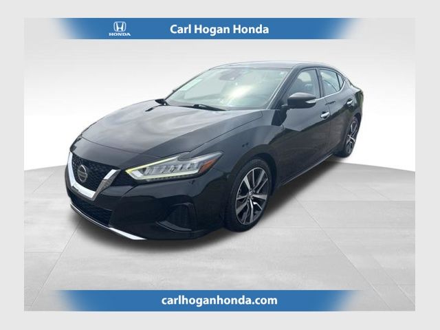 Super Black 2020 Nissan Maxima SV FWD Sedan Front-Wheel Drive Continuously Variable Transmission