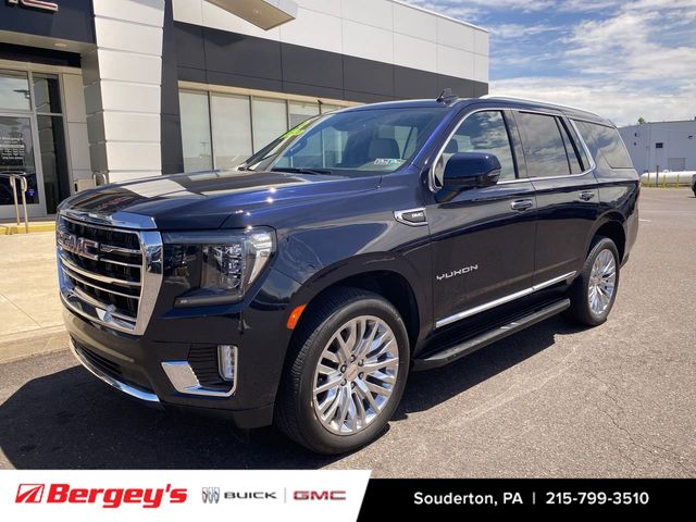 Midnight Blue Metallic 2023 GMC Yukon SLT 4WD SUV / Crossover Four-Wheel Drive