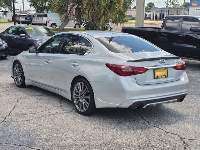 Used 2018 INFINITI Q50 Red Sport 400 4D Sedan