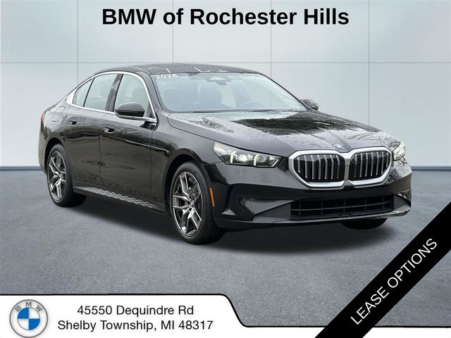 Black Sapphire Metallic 2026 BMW 5 Series 530i xDrive Sedan All-Wheel Drive 8-Speed Automatic