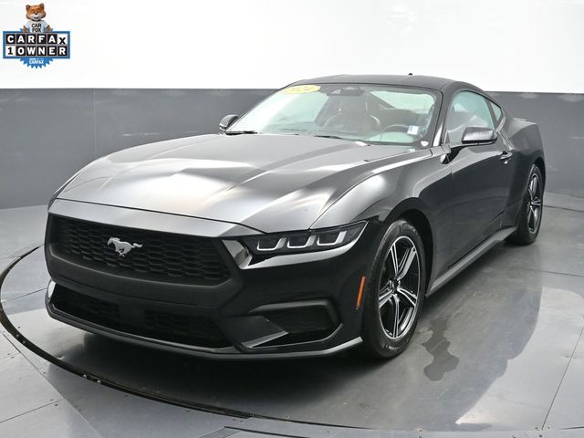 Shadow Black 2024 Ford Mustang EcoBoost Premium Fastback RWD Coupe Rear-Wheel Drive Automatic