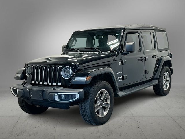 2019 Jeep Wrangler Unlimited Sahara Black at Subaru and VW of Moon Township