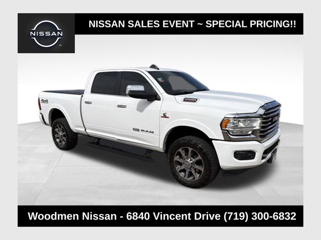 Bright White Clearcoat 2019 RAM 2500 Pickup Truck Four-Wheel Drive 6-Speed Automatic