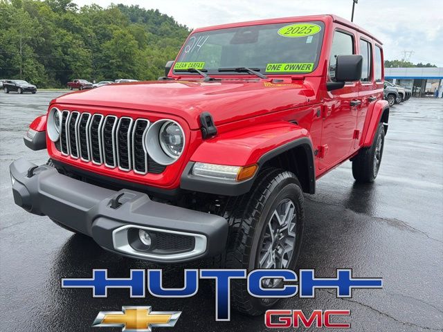 Firecracker Red Clearcoat 2025 Jeep Wrangler SUV / Crossover Four-Wheel Drive 8-Speed Automatic