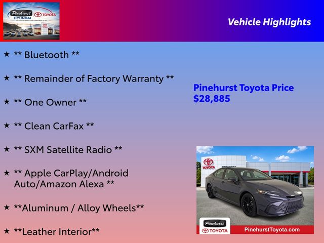 Used 2026 Toyota Camry Sedan