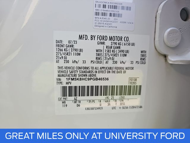 Used 2023 White Ford Platinum image 35