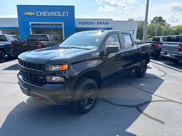 Black 2021 Chevrolet Silverado 1500 Pickup Truck Four-Wheel Drive 6-Speed Automatic Overdrive