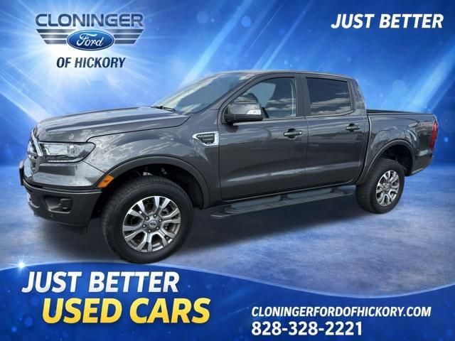 Gray (Magnetic) 2020 Ford Ranger Lariat SuperCrew 4WD Pickup Truck Four-Wheel Drive Automatic