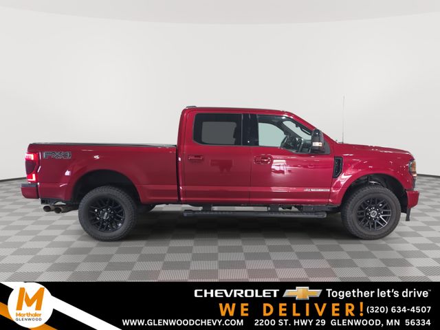 Red Metallic 2022 Ford F-350 Super Duty Pickup Truck Four-Wheel Drive Automatic