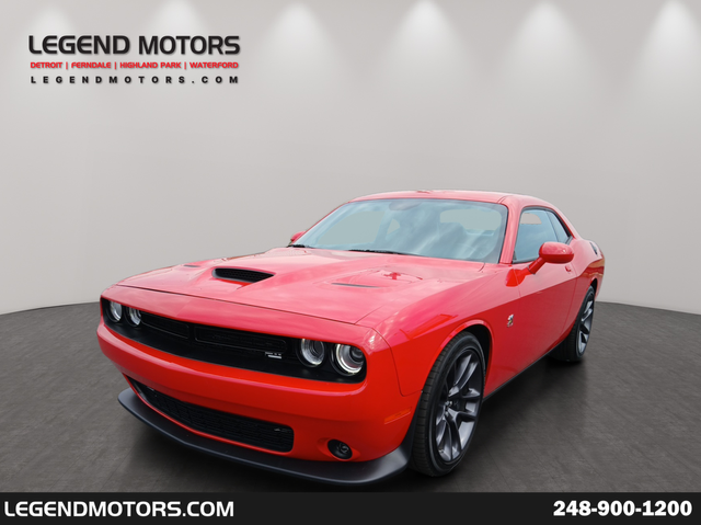 Torred Clearcoat 2023 Dodge Challenger R/T Scat Pack RWD Coupe Rear-Wheel Drive 8-Speed Automatic