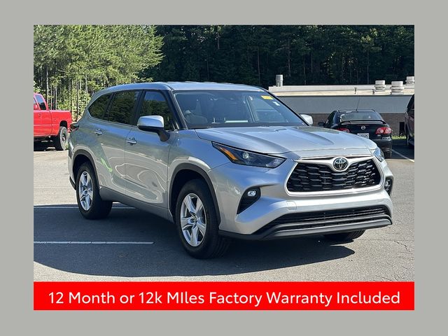 Celestial Silver Metallic 2024 Toyota Highlander SUV / Crossover Front-Wheel Drive 8-Speed Automatic