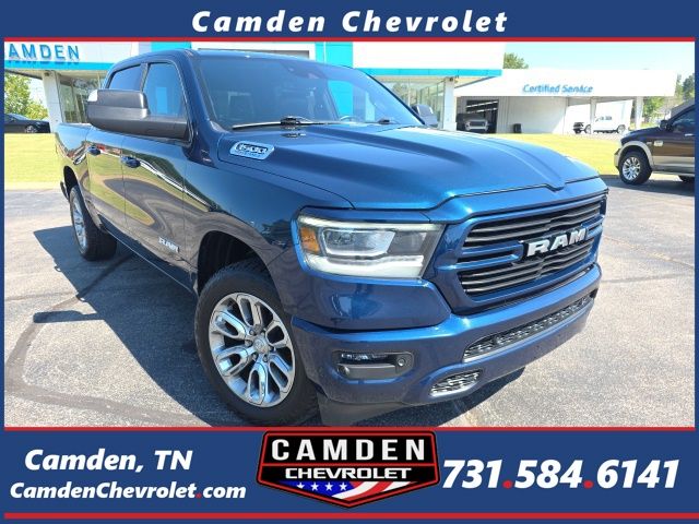 Patriot Blue Pearlcoat 2023 RAM 1500 Pickup Truck Four-Wheel Drive 8-Speed Automatic